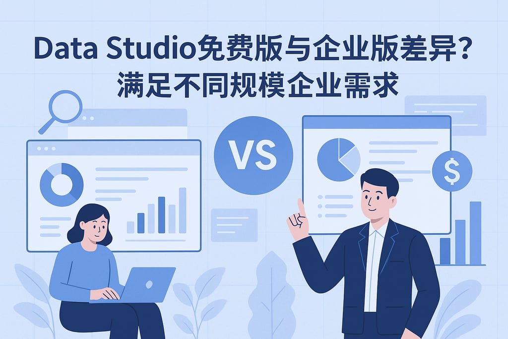 Data Studio免费版与企业版差异？满足不同规模企业需求